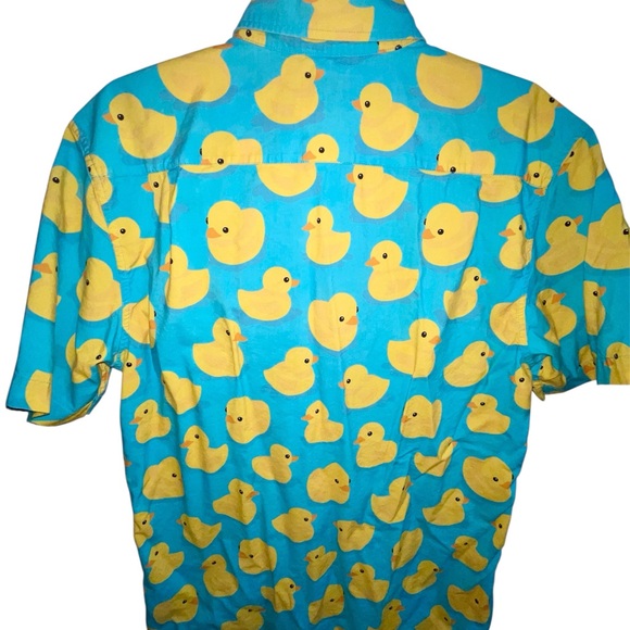 Tipsy Elves MEN'S RUBBER DUCKY HAWAIIAN SHIRT - Picture 6 of 6
